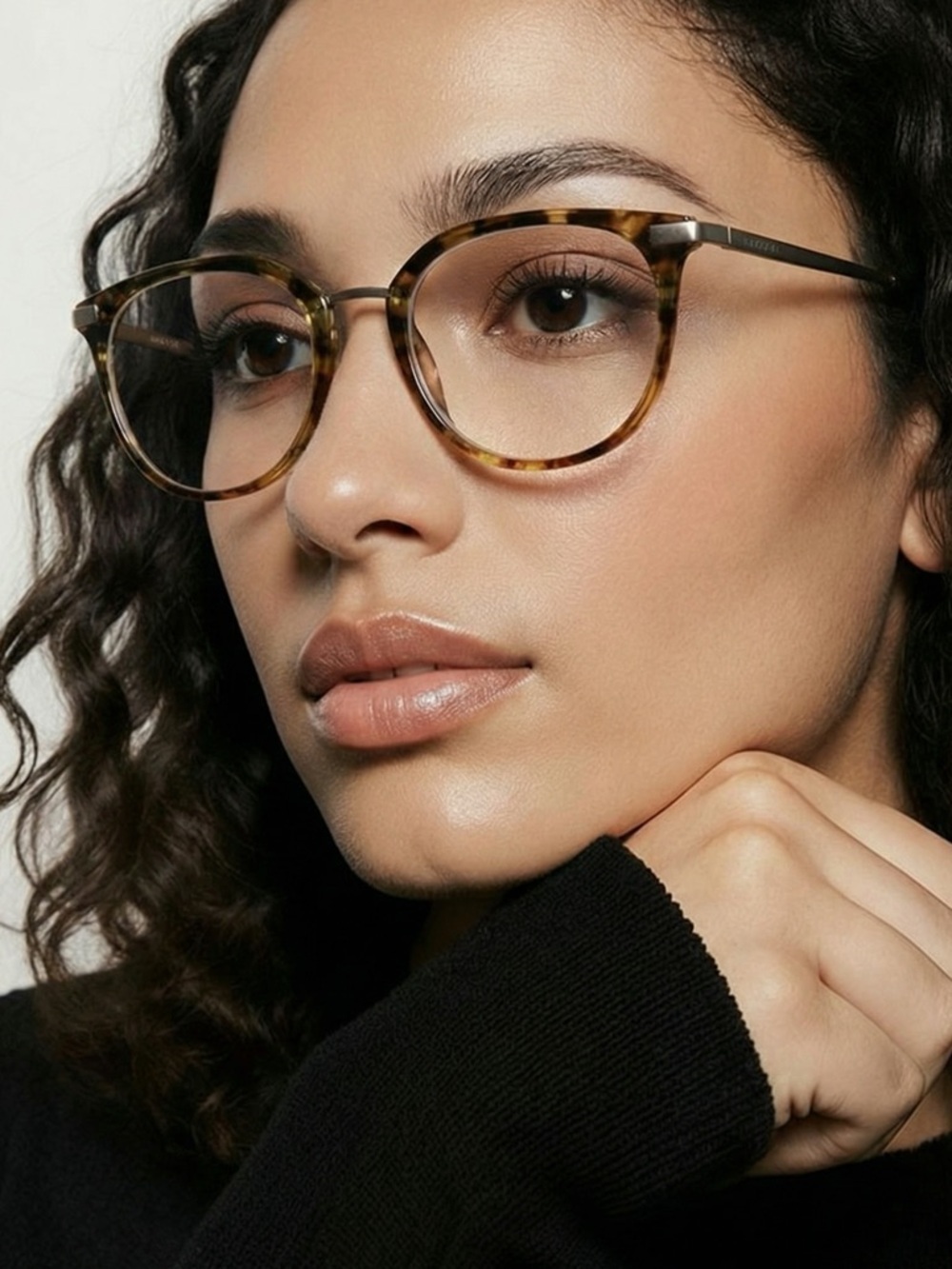 Classic brown tortoiseshell-style frames by Sacor